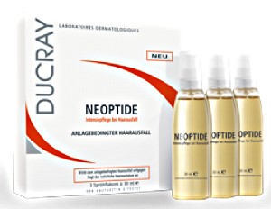Лосьон для волос Дюкрэ неоптид / Ducray neoptide, против выпадения, стимулирует рост волос, флакон 30мл 3шт