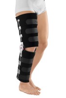 Ортез на колено protect.Rom medi вместо гипса для иммобилизации или ограничения сустава амплитуды, 63см, черный, P7774