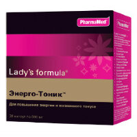 Энерго-тоник Lady's formula при физических нагрузках, работе в ночное время, для профилактики заболеваний, 30шт