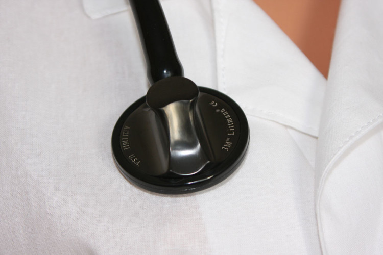 Стетоскоп Littmann Master Cardiology односторонний, черный дымчатая головка 69см, диафрагма 5см, 2176