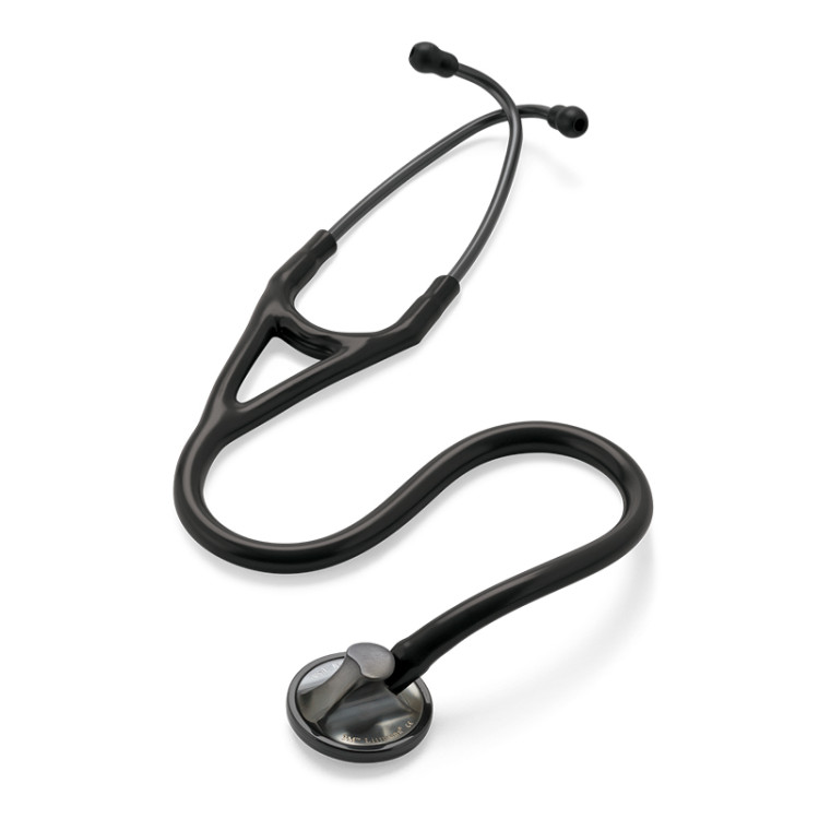 Стетоскоп Littmann Master Cardiology, двухканальная трубка цвет черный, односторонняя головка цвет дымчатый, 69см, 2176