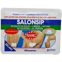 Пластырь Салонсип (Salonsip) обезболивающий гелевый для облегчения острых и хронических болей, 14х10см, 3шт