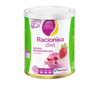 Коктейль Racionika diet для коррекции веса с клубникой, приводит к ощущению сытости, способствует похудению, 350гр