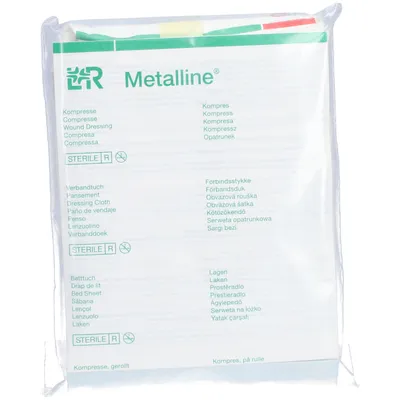 Материал перевязочный Metalline (Металлинэ) алюминиевое покрытие, стерильный, 40х60 см, 23012