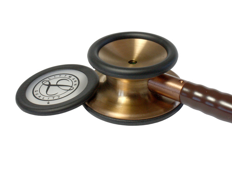 Стетоскоп Littmann Classic III с двухсторонней головкой цвета меди, трубка шоколад, 69см, 5809