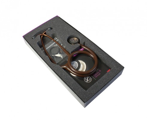Стетоскоп Littmann Classic III с двухсторонней головкой цвета меди, трубка шоколад, 69см, 5809