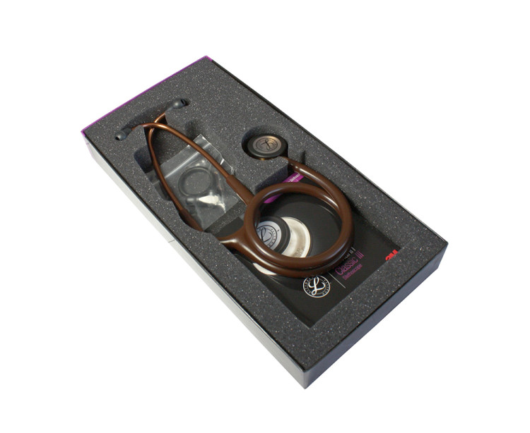 Стетоскоп Littmann Classic III с двухсторонней головкой цвета меди, трубка шоколад, 69см, 5809