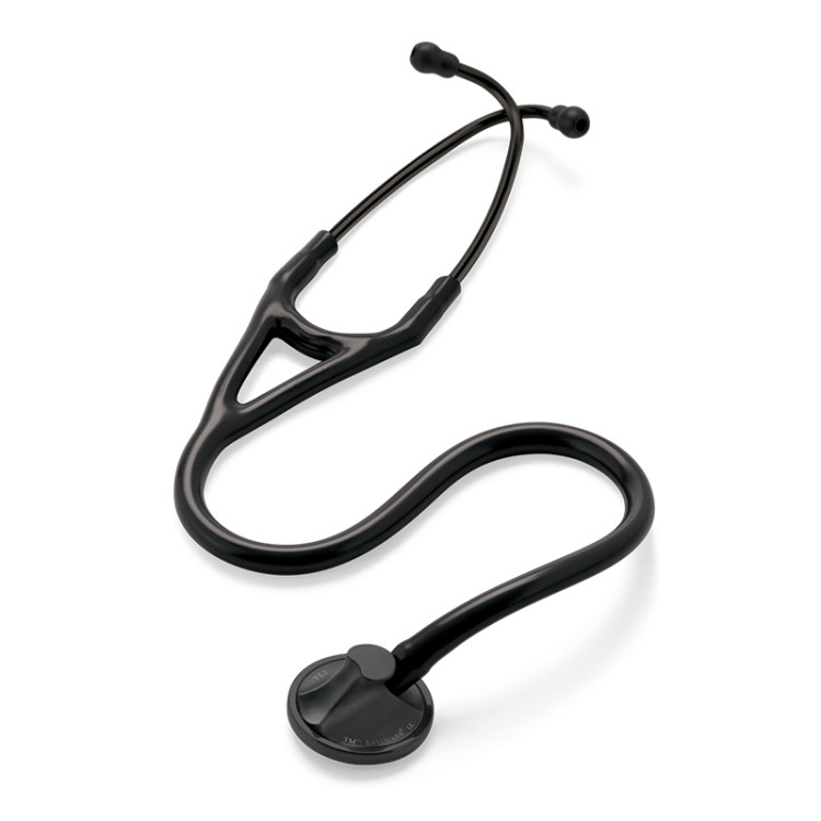 Стетоскоп Littmann Master Cardiology, двухканальная трубка цвет черный, односторонняя головка цвет черный, 69см, 2161