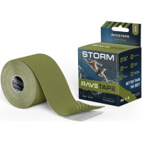 Кинезиотейп RaveTape Base, зеленый, 5см х5м, RVTB-55