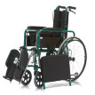 Кресло-коляска Armed FS954GC для инвалидов с откидной спинкой и подголовником, ширина сиденья 46см, до 110кг, зеленая