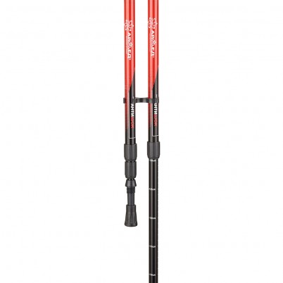 Палки для скандинавской ходьбы Armed трехсекционные, рукоять из полипропилена, с устройством против скольжения, STC033