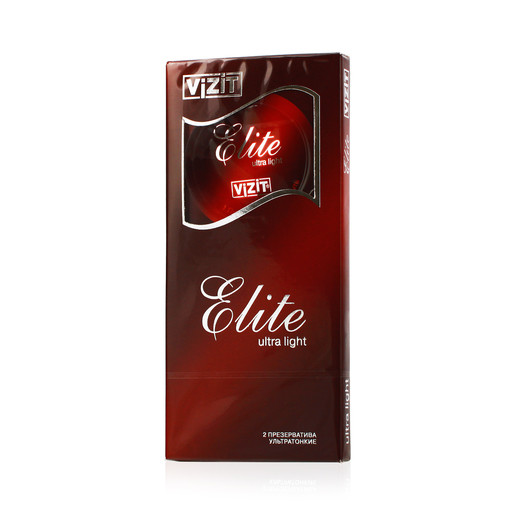 Презервативы VIZIT ELITE Ultra light Ультратонкие 2 шт