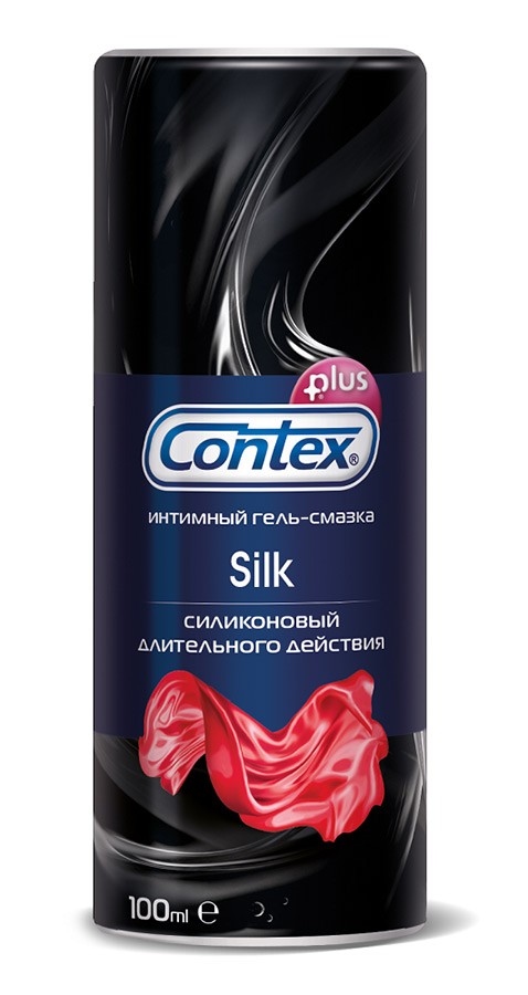 Гель-смазка Contex Plus Silk с силиконом, для увлажнения влагалища и .