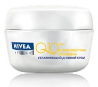 Крем дневной Нивея / Nivea, визаж q10 plus, против морщин, повышает упругость, увлажняет и питает, объем 50мл