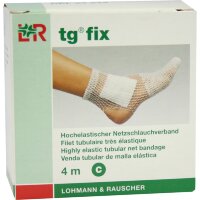 Бинт Tg-fix трубчатый сетчатый фиксирующий, размер D (на голову и бедро взрослого, детское туловище), 4м, 24243