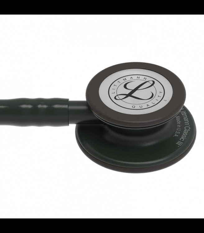 Стетоскоп Littmann Classic III, одноканальная трубка цвет черный, двусторонняя головка цвет черный, 69см, 5803