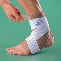 Бандаж на голеностопный сустав OPPO Medical с открытой пяткой для легкой фиксации и профилактики травм, 1003