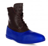 Галоши мужские Rain-Shoes синие закрытого типа для максимальной защиты обуви, RSS 