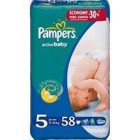 Подгузники Pampers Active Baby Junior (11-25 кг) Jumbo pack 58шт