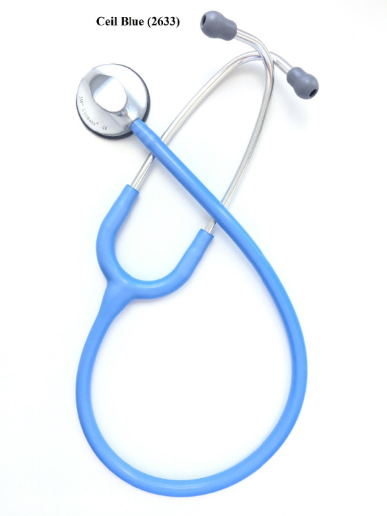 Стетоскоп Littmann Master Classic II односторонний со светло-голубой трубкой 69см и двухчастотной диафрагмой 4,7см, 2633