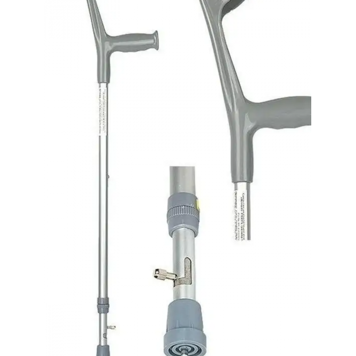 Костыль локтевой регулируемой длины ERGOFORCE с УПС, длина 96–114 см, ERG-8004У 