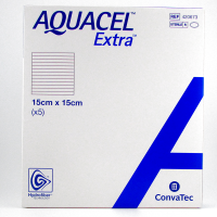 Повязка Аквасель экстра (Aquacel extra) 15см х15см, стерильная абсорбирующая, 420673