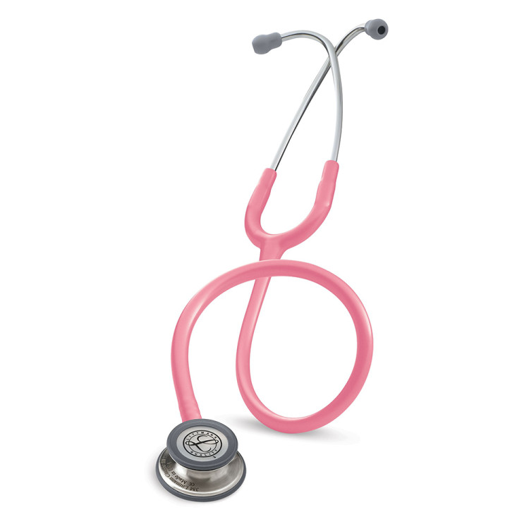 Стетоскоп Littmann Classic III с двусторонней головкой высокой чувствительности, трубка розовая с перламутром, 69см, 5633