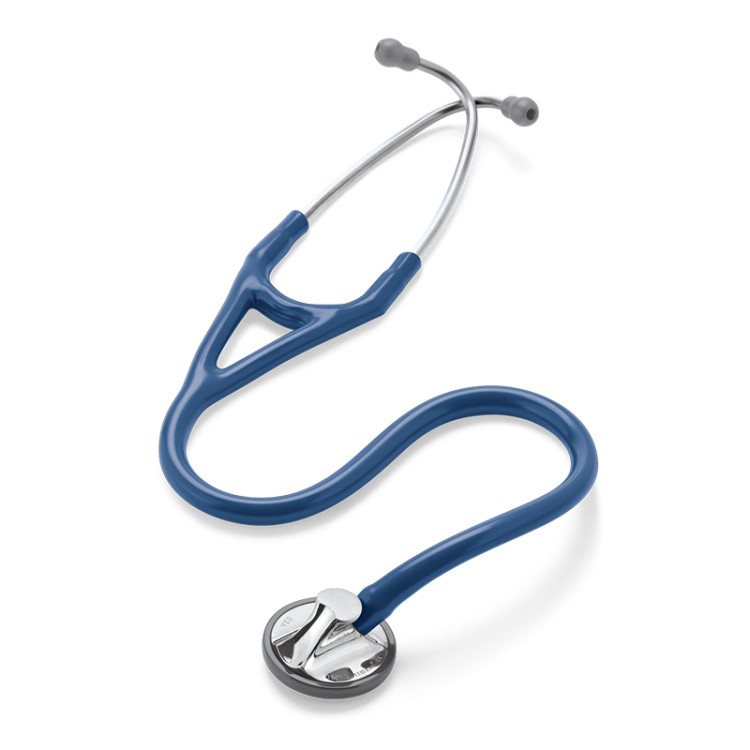 Стетоскоп Littmann Master Cardiology, двухканальная трубка цвет синий, односторонняя головка цвет зеркальный, 69см, 2164