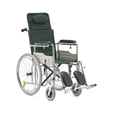 Кресло–коляска Armed H009 (Армед Н009) с регулировкой наклона спинки и съемными подножками, нагрузка до 110кг