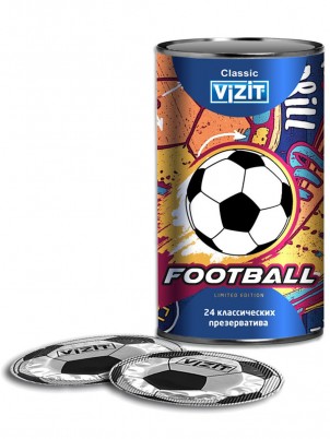 Презервативы VIZIT  FOOTBALL  24 шт