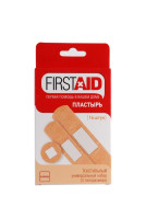 Ферстэйд (firstaid) пластырь текстильные универсальный набор 16шт