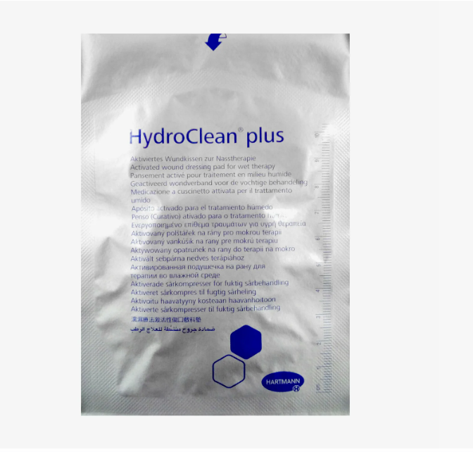 Повязка HydroClean Advance (Гидроклин Адванс) с раствором Рингера и антисептиком, круглая 4см, 6096062