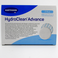 Повязка HydroClean Advance (Гидроклин Адванс) д 4см, с раствором Рингера и антисептиком, 609662