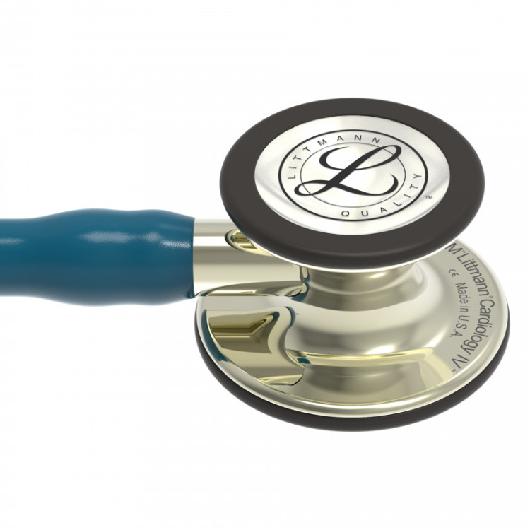 Стетоскоп Littmann Cardiology IV с морской-воды трубкой, длиной 69 см, акустическая головка шампанское, 6190