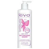 Крем - мыло для интимной гигиены с календулой EVO, предотвращает раздражение и сухость, флакон с дозатором, объем 200 мл