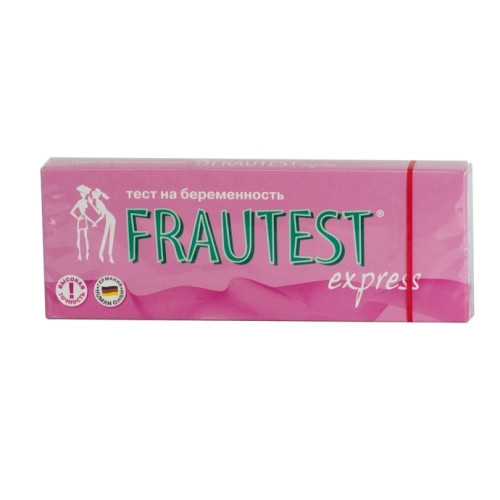 Тест полоска для определения беременности Frau test, гигиеничный, чувствительный, время результата 5мин, в упаковке 1шт