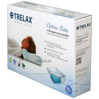 Наволочка для подушки Trelax Optima Baby гипоаллергенная с антистатической пропиткой, НП03