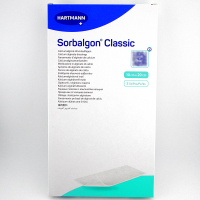 Повязка Сорбалгон Классик (Sorbalgon Classic) 10х20см. из волокон кальция-альгината для экссудирующих и кровоточащих ран, 999014 (999589)