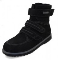 Ботинки Сурсил-Орто ортопедические подростковые зимние черные нубук шерсть. 160306