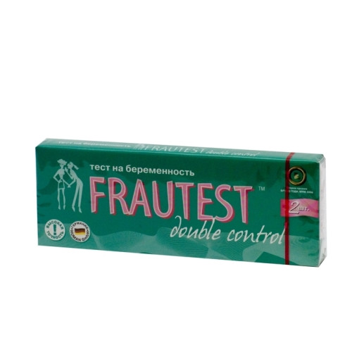 Тест полоска для определения беременности Frau test, гигиеничный, чувствительный, время результата 5мин, 2шт в упаковке
