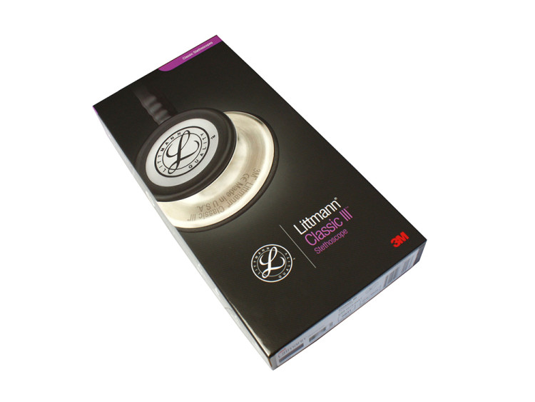 Стетоскоп Littmann Classic III с двусторонней головкой высокой чувствительности и трубкой сливового цвета 69см, 5831