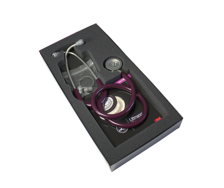 Стетоскоп Littmann Classic III с двусторонней головкой высокой чувствительности и трубкой сливового цвета 69см, 5831