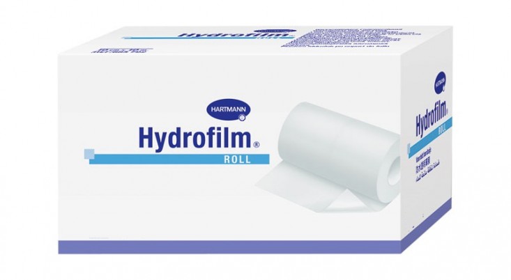 Пластырь Hydrofilm roll (Гидрофилм ролл) для фиксации повязок прозрачный водонепроницаемый размером 10см x10м, 685792
