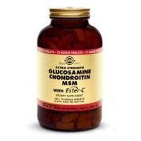 Глюкозамин и Хондроитин Solgar для восстановления соединительных тканей и хрящей, 60шт