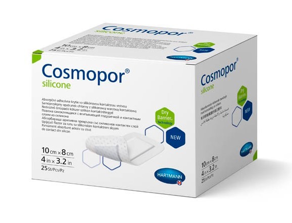 Cosmopor® silicone/ Кocмoпop силикон, 10х8см, 25 шт.