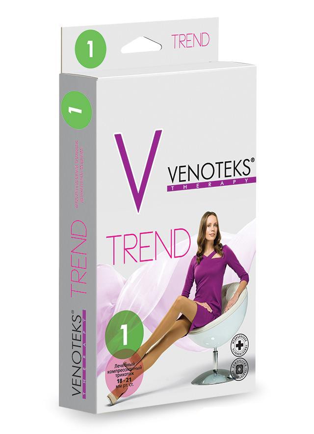 Чулки Venoteks (Венотекс) женские 1-го класса компрессии без латекса с ...