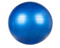 Мяч гимнастический Vega VEGA-501 гладкий с системой ABS антивзрыв и насосом в комплекте, диаметр 65 см, синий