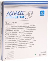 Повязка Aquacel  ag с серебром на инфицированные раны или с риском инфицирования 15см х15см, 420678