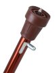 Насадка для костылей B-Well WR-411, износостойкий материал, диаметр 19 мм, цвет коричневый, WR-411_nasadka