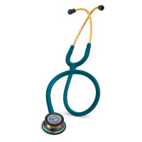 Стетоскоп Littmann Classic III двусторонняя головка с радужным напылением и трубкой цвета морской волны 69см, 5807